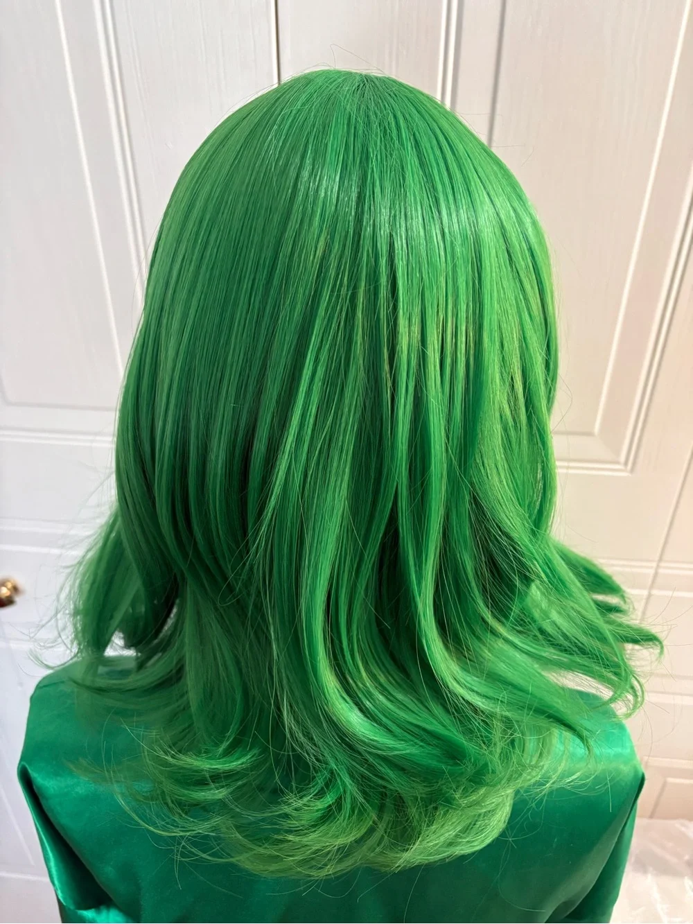Short Green Synthetic Party Halloween Cosplay Wig NWOT